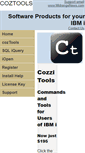 Mobile Screenshot of coztools.com